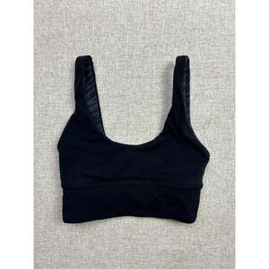 Lululemon Align Reversible Bra Black Zebra Stripe Size 2 LW2DA8S